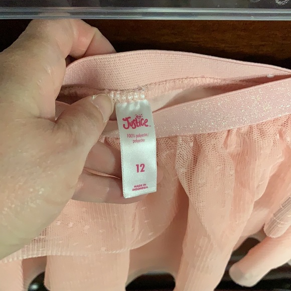 Girls Justice skirt with built in shorts - Picture 4 of 5